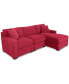 Фото #19 товара Radley 3-Piece Fabric Chaise Sectional Sofa, Created for Macy's