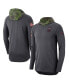 ფოტო #1 პროდუქტის Men's Anthracite Alabama Crimson Tide Military-Inspired Long Sleeve Hoodie T-shirt