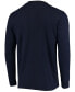 ფოტო #3 პროდუქტის Men's Navy New England Patriots Maverick Thermal Henley Long Sleeve T-shirt