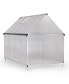 Фото #11 товара Premium Outdoor Greenhouse Aluminum Frame, Polycarbonate Panels, Vent and Hinged Door