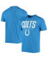 Фото #2 товара Men's Royal Indianapolis Colts Combine Authentic Big Stage T-shirt