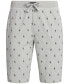 ფოტო #1 პროდუქტის Men's Cotton Logo Pajama Shorts