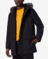 Фото #3 товара Men's Dawson Hooded Parka with Faux-Leather & Faux-Fur Trim