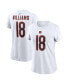 Women's Caleb Williams White Chicago Bears 2024 NFL Draft First Round Pick Fuse Name Number T-Shirt