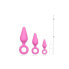 Фото #3 товара Set 3 Butt Plug Silicone Pink