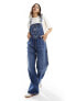 Фото #7 товара Tommy Jeans Daisy dungarees in dark wash