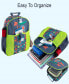 Фото #2 товара 3 pc Toddler Boy Jungle Animals backpack and lunch bag set