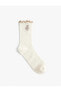 Фото #4 товара Носки Koton Floral Sock Frill Detail