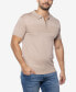 ფოტო #3 პროდუქტის Men's Ottoman Texture SS Polo Sweater