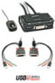 Фото #6 товара Lindy 2 Port DVI-D Single Link Cable KVM Switch - 1920 x 1200 pixels - Black