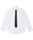 ფოტო #3 პროდუქტის Men's Solid Tie & 1" Tie Bar Set