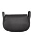 Valentino Vinile mini flap shoulder bag with crossbody strap in black