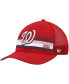 ფოტო #2 პროდუქტის Men's '47 Red Washington Nationals Cumberland Trucker Snapback Hat