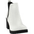 Фото #2 товара Dirty Laundry Lisbon Croc Print Pull On Platform Booties Womens White Casual Boo