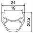 Фото #2 товара MAVIC XM-119 29´´ 6B Disc MTB front wheel