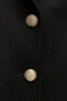 FITTED BLAZER WITH GOLD-TONE BUTTONS