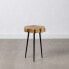 Side table Black Golden Metal Aluminium 30 x 30 x 47 cm