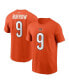 Фото #1 товара Men's Joe Burrow Orange Cincinnati Bengals Player Name and Number T-shirt