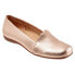 Фото #2 товара Trotters Sage T2236-720 Womens Silver Narrow Leather Loafer Flats Shoes 9