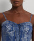 Фото #4 товара Блузка с бюстье Ralph Lauren женская с цветочным принтом