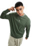 Фото #1 товара Calvin Klein running logo comfort sweatshirt in green