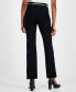 ფოტო #3 პროდუქტის Women's Belted High-Rise Pull-On Pants