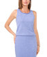 ფოტო #1 პროდუქტის Women's Whipstitched Sleeveless Sweater