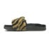 Puma Leadcat Ylm Fluff Safari Slide Womens Black Casual Sandals 38497301