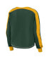 ფოტო #3 პროდუქტის Women's Green Green Bay Packers Plus Size Colorblock Long Sleeve T-shirt