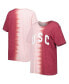 ფოტო #2 პროდუქტის Women's Cardinal USC Trojans Find Your Groove Split-Dye T-shirt