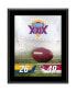 Фото #1 товара San Francisco 49ers vs. San Diego Chargers Super Bowl XXIX 10.5" x 13" Sublimated Plaque
