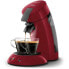 Фото #2 товара Philips HD6553/81 SENSEO ORIGINAL Kaffeepadmaschine, Aroma Booster, Crema Pus, 1 oder 2 Tassen, Rot