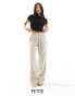 Фото #1 товара Kaiia Petite wide leg joggers in stone