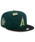 Фото #1 товара Men's Green/Black Los Angeles Angels Sour Apple Big League Chew Flavor Pack 9FIFTY Snapback Hat