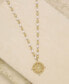 ფოტო #1 პროდუქტის Long Travels Imitation Pearl and 18K Gold Ball Chain Women's Necklace