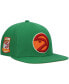 ფოტო #2 პროდუქტის Men's Green Atlanta Hawks 25th Anniversary Like Mike Snapback Hat