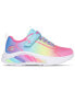 Фото #12 товара Little Girls Rainbow Cruisers Light-Up Fastening Strap Casual Sneakers from Finish Line