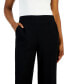 ფოტო #3 პროდუქტის Petite Stretch-Crepe Pull-On Mid-Rise Ankle Pants