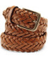 Фото #1 товара Men's Leather Braid Belt