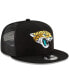 Men's Black Jacksonville Jaguars Shade Trucker 9FIFTY Snapback Hat