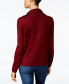 Фото #1 товара Кардиган с пуговицами Karen Scott женский модель Long Sleeve Button Front Merlot S