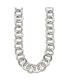ფოტო #2 პროდუქტის Stainless Steel Polished Circle Link 17 inch Necklace