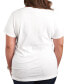 ფოტო #2 პროდუქტის Trendy Plus Size Manifest Graphic Short Sleeve T-shirt