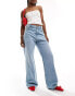 Фото #1 товара Stradivarius STR baggy jean in light blue