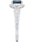 Фото #6 товара Кольцо Macy's Sapphire & Diamond Bridal Set in 14k White Gold