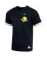 ფოტო #3 პროდუქტის Men's Black Oregon Ducks Replica Two-Button Baseball Jersey