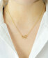 Diamond Connected Circles 18" Pendant Necklace (1/10 ct. t.w.) in Gold Vermeil, Created for Macy's