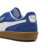 Puma Palermo 39646307 Mens Blue Suede Lace Up Lifestyle Sneakers Shoes