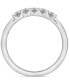 ფოტო #4 პროდუქტის Diamond Five Stone Polished Ring (1/3 ct. t.w.) in Platinum