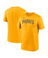 Фото #1 товара Men's Gold San Diego Padres New Legend Wordmark T-shirt